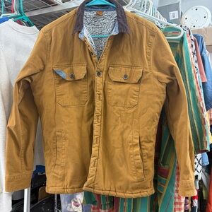 Men's Brown Jacket with Sherpa Lining